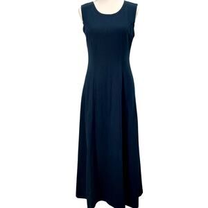 Vintage 90s On The Verge Black Maxi Tank Dress Size Small USA Whismygoth